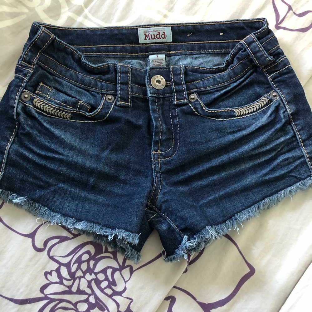 Denim shorts